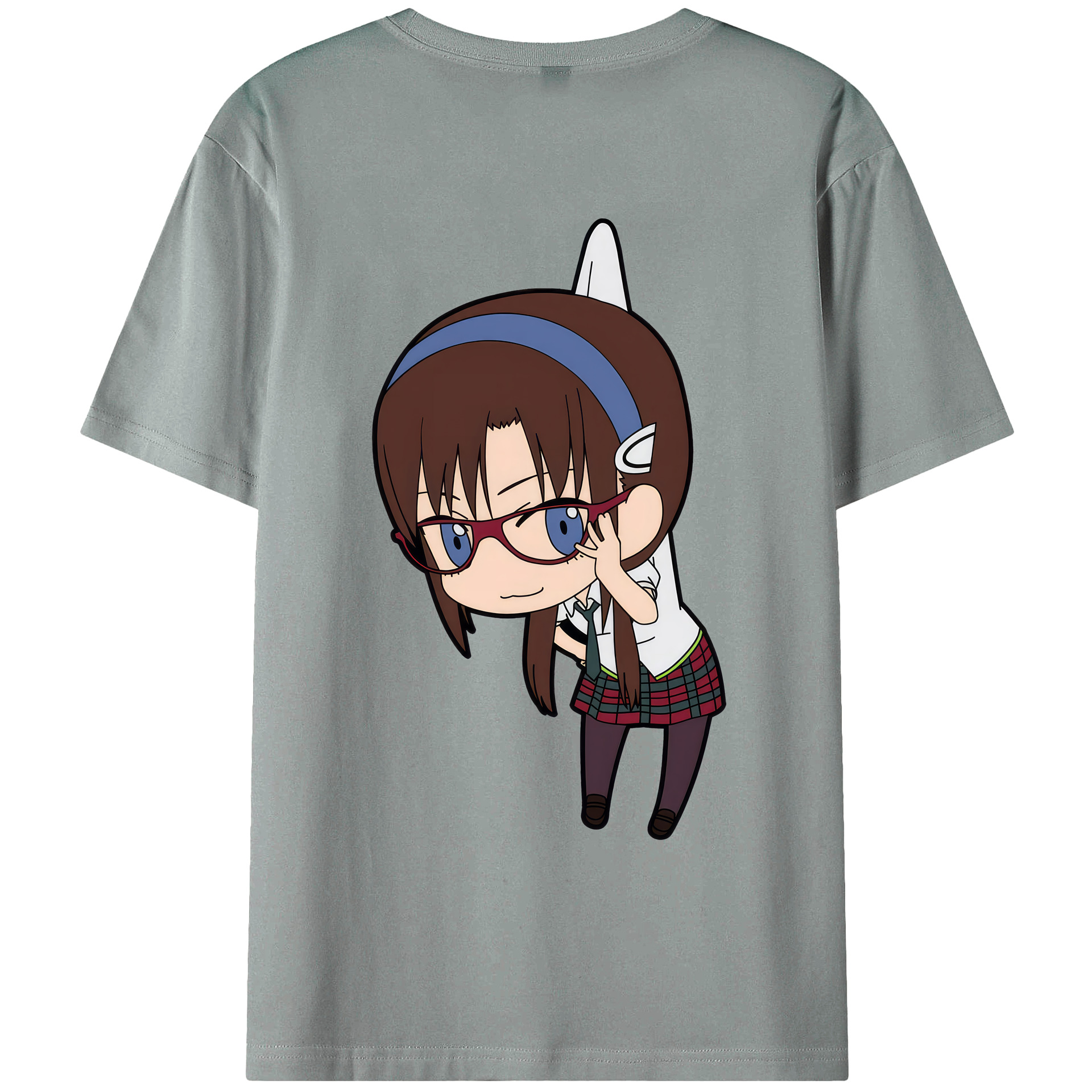 （画像用） EVA 新世紀エヴァンゲリオン 綿100％ メンズ半袖Tシャツ（バックプリント） 通気性